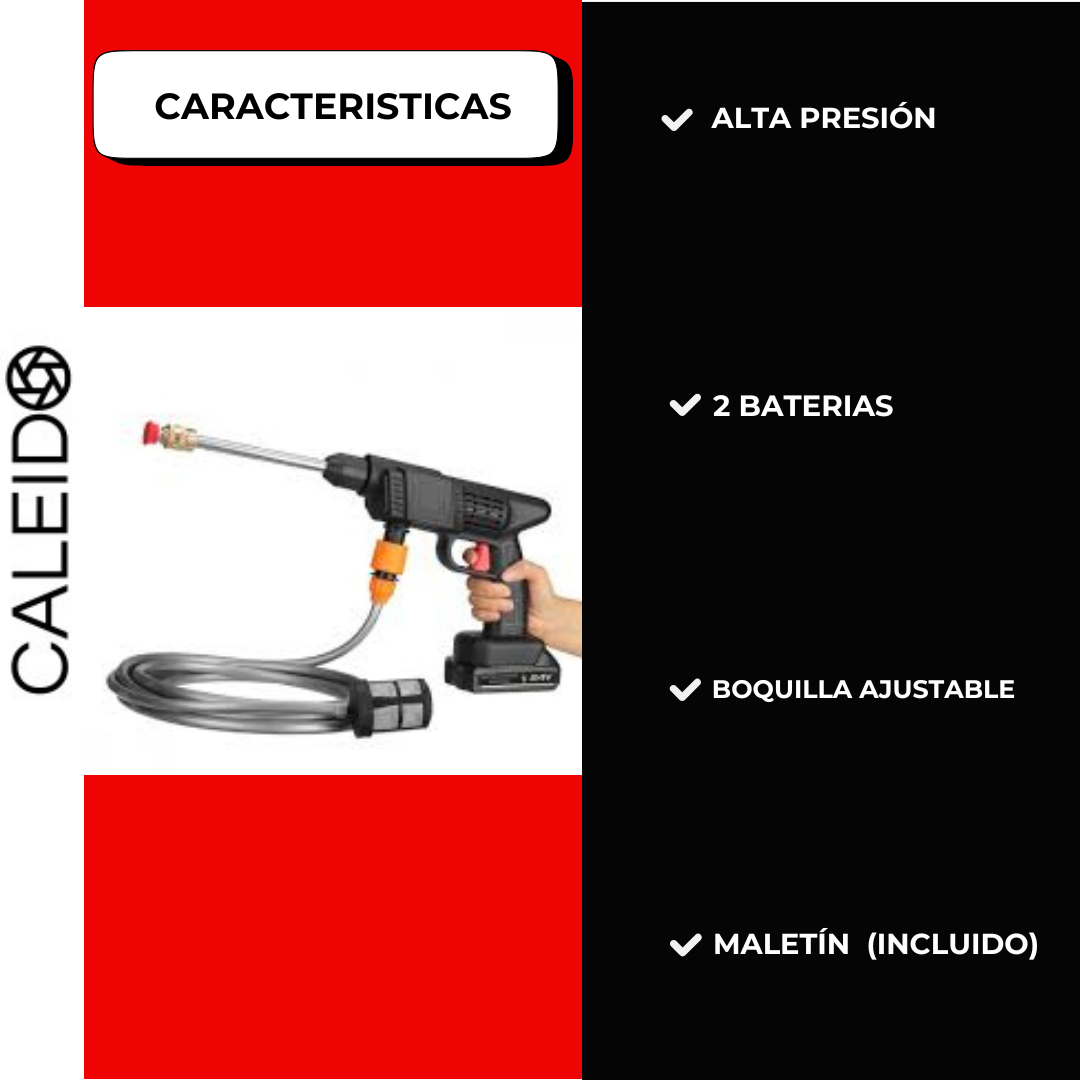 Pistola Alta Presión Profesional Portátil+Accesorios GRATIS🏷️REBAJAS ENERO